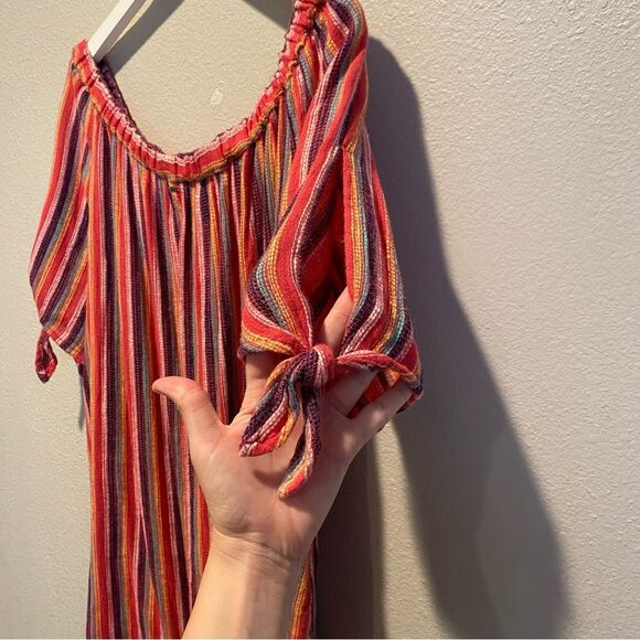 Rip Curl Swim Coverup Dress Surf Sedona Multi Color Jacquard Size Large - Picture 6 of 10